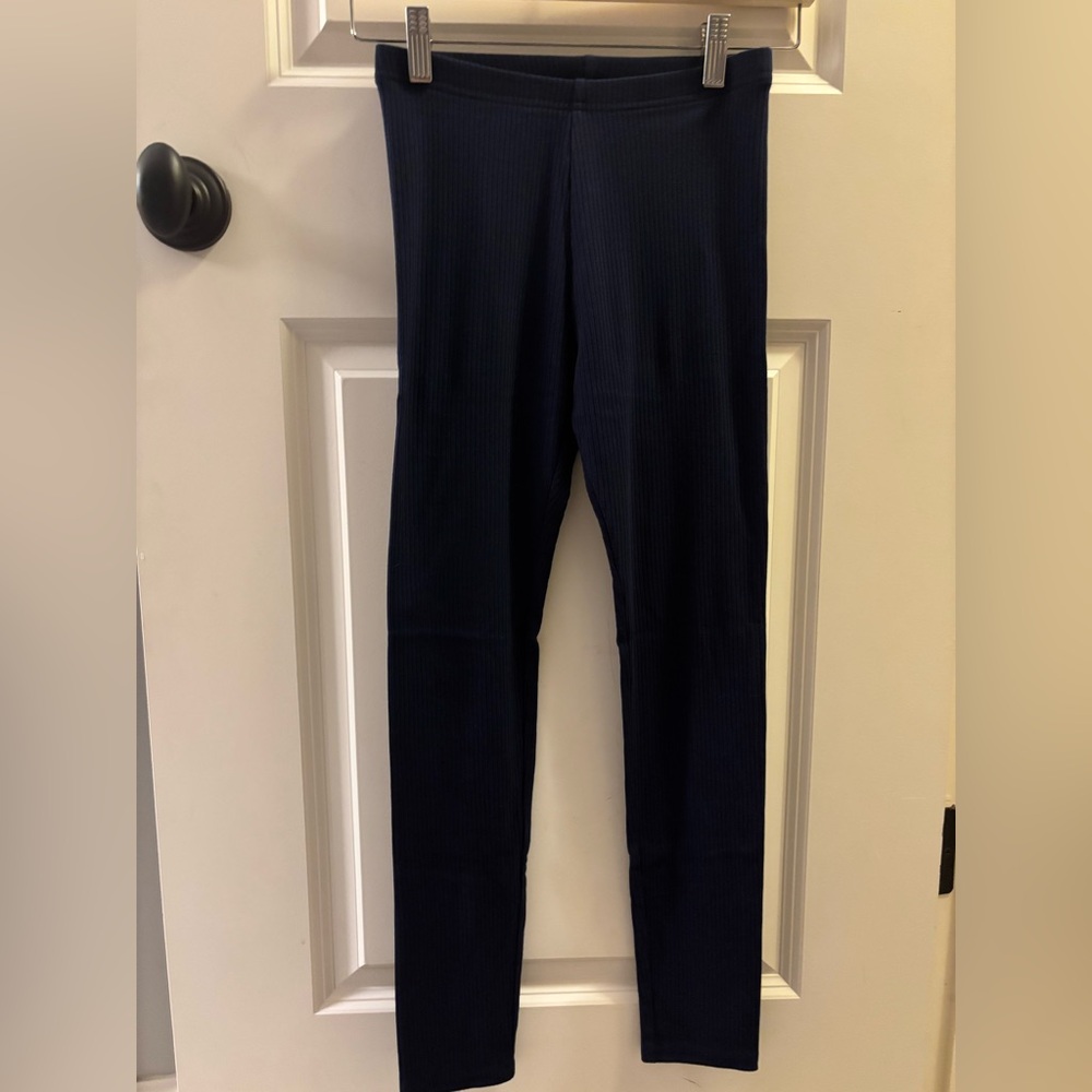 Old Navy Dark Blue Ribbed Pants